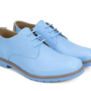 Men's^Fluevog Shoes Kenn | Contrast Derby Shoe Blue