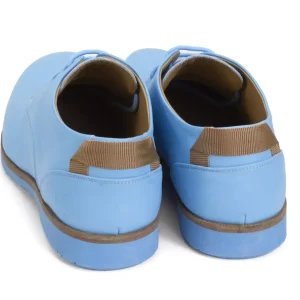 Men's^Fluevog Shoes Kenn | Contrast Derby Shoe Blue