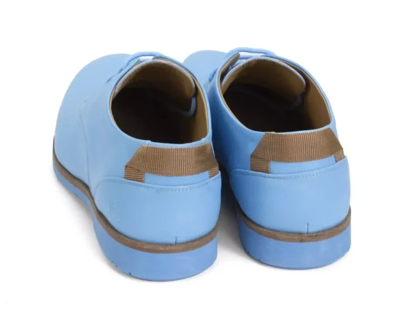 Men's^Fluevog Shoes Kenn | Contrast Derby Shoe Blue