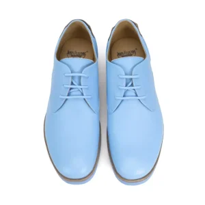 Men's^Fluevog Shoes Kenn | Contrast Derby Shoe Blue