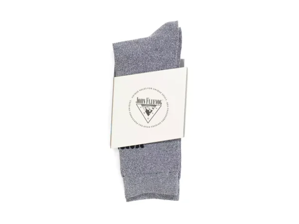 Accessories^Fluevog Shoes Kermit Vog Socks | Solid-Coloured Lurex Sock Silver/Black