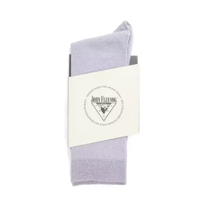 Accessories^Fluevog Shoes Kermit Vog Socks | Solid-Coloured Lurex Sock Purple/Green