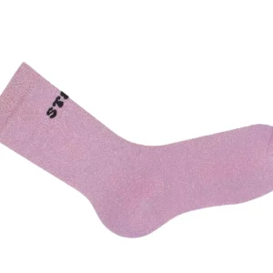 Accessories^Fluevog Shoes Kermit Vog Socks | Solid-Coloured Lurex Sock Pink/Black