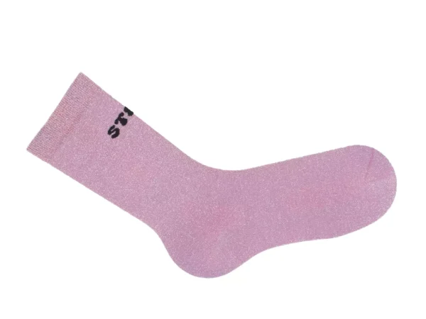 Accessories^Fluevog Shoes Kermit Vog Socks | Solid-Coloured Lurex Sock Pink/Black