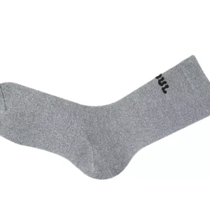 Women's^Fluevog Shoes Kermit Vog Socks | Solid-Coloured Lurex Sock Silver/Black