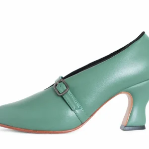 Women's^Fluevog Shoes Kit | Minimalistic Padded Pump Green