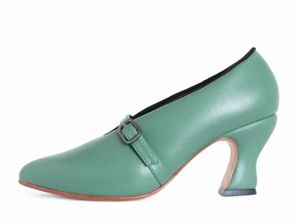Women's^Fluevog Shoes Kit | Minimalistic Padded Pump Green