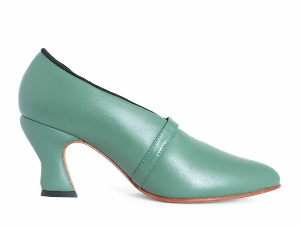 Women's^Fluevog Shoes Kit | Minimalistic Padded Pump Green