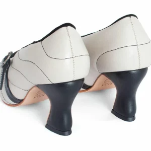 Women's^Fluevog Shoes Kit | Minimalistic Padded Pump Beige Quilted