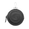 Men's^Fluevog Shoes Kitty | Round Clip-On Pouch Black