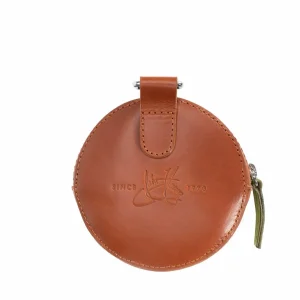 Accessories^Fluevog Shoes Kitty | Round Clip-On Pouch Brown/Blue