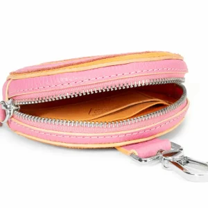 Accessories^Fluevog Shoes Kitty | Round Clip-On Pouch Peach/Pink