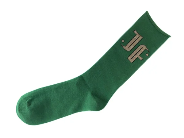 Accessories^Fluevog Shoes Large Monogram Vog Socks | Jf Monogram Sock Green