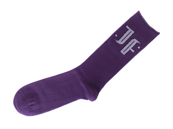 Accessories^Fluevog Shoes Large Monogram Vog Socks | Jf Monogram Sock Purple