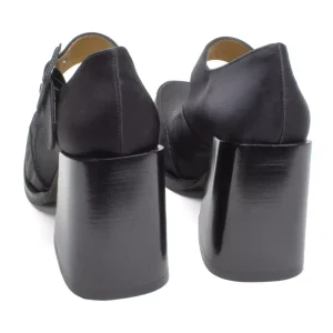 Women's^Fluevog Shoes Laurie | Platform Mary Jane Black Satin