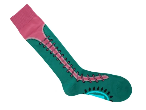 Accessories^Fluevog Shoes Lover Vog Socks | Lover Boot Sock Teal