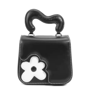 Accessories^Fluevog Shoes Luciana | Puffy Padded Handbag Black/White