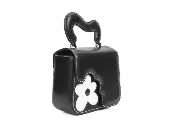 Accessories^Fluevog Shoes Luciana | Puffy Padded Handbag Black/White