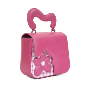 Men's^Fluevog Shoes Luciana | Puffy Padded Handbag Pink