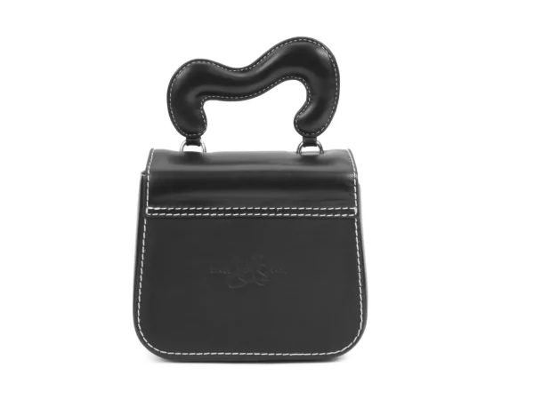 Women's^Fluevog Shoes Luciana | Puffy Padded Handbag Black/White