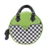 Accessories^Fluevog Shoes Lucy | Round Leather Bag Green/Check