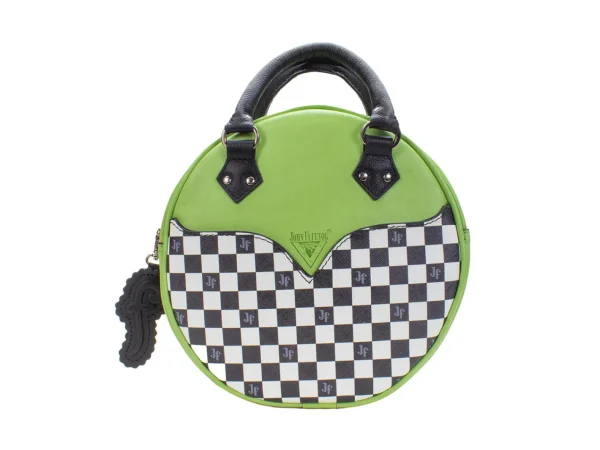 Accessories^Fluevog Shoes Lucy | Round Leather Bag Green/Check
