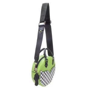 Accessories^Fluevog Shoes Lucy | Round Leather Bag Green/Check