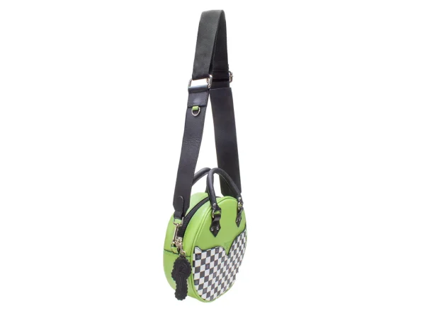 Accessories^Fluevog Shoes Lucy | Round Leather Bag Green/Check