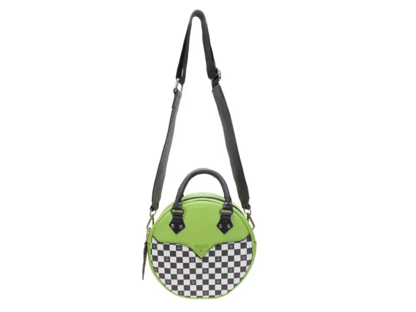 Accessories^Fluevog Shoes Lucy | Round Leather Bag Green/Check