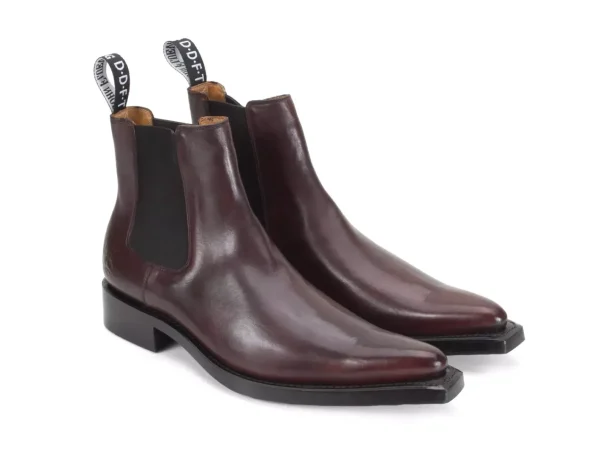 Men's^Fluevog Shoes Lyngenfjord | Pointed Toe Chelsea Boot Brown
