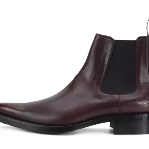 Men's^Fluevog Shoes Lyngenfjord | Pointed Toe Chelsea Boot Brown