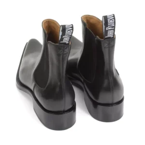 Men's^Fluevog Shoes Lyngenfjord | Pointed Toe Chelsea Boot Black