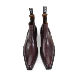 Men's^Fluevog Shoes Lyngenfjord | Pointed Toe Chelsea Boot Brown