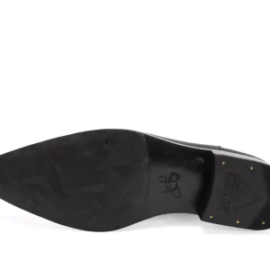 Men's^Fluevog Shoes Lyngenfjord | Pointed Toe Chelsea Boot Black