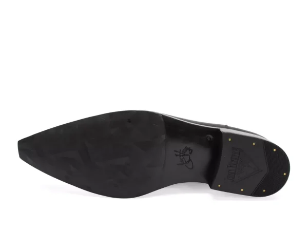 Men's^Fluevog Shoes Lyngenfjord | Pointed Toe Chelsea Boot Black