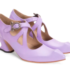 Women's^Fluevog Shoes Maddalena | Elegant Heel With Strap Lavender