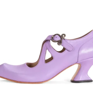 Women's^Fluevog Shoes Maddalena | Elegant Heel With Strap Lavender
