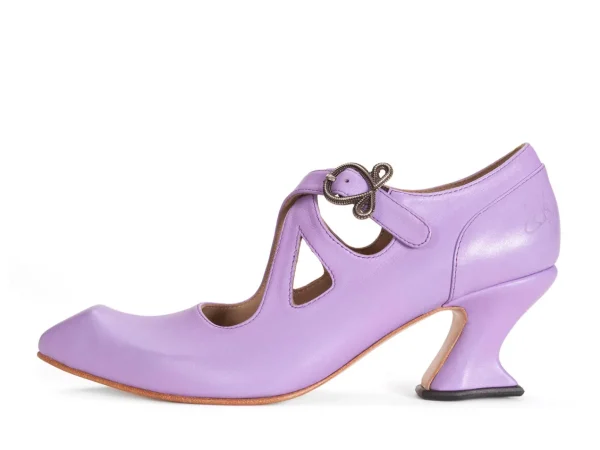 Women's^Fluevog Shoes Maddalena | Elegant Heel With Strap Lavender