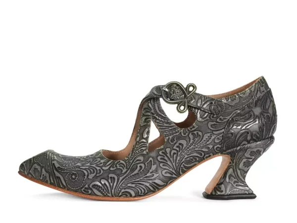 Women's^Fluevog Shoes Maddalena | Elegant Heel With Strap Baroque