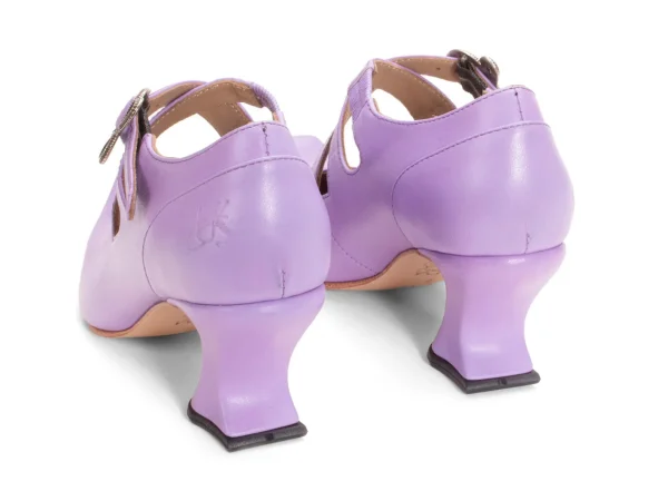 Women's^Fluevog Shoes Maddalena | Elegant Heel With Strap Lavender