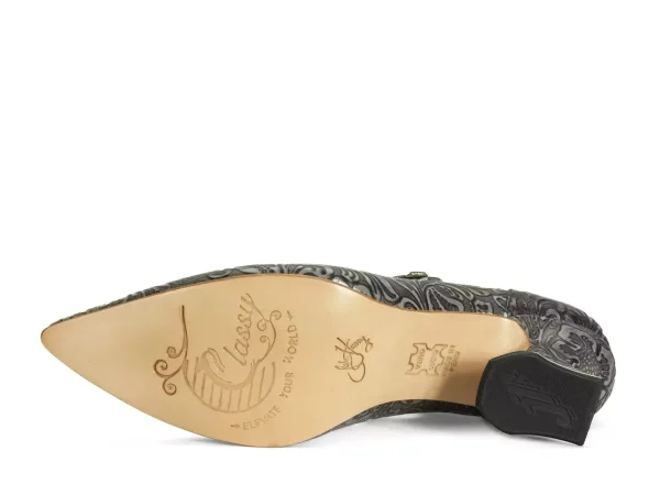 Women's^Fluevog Shoes Maddalena | Elegant Heel With Strap Baroque