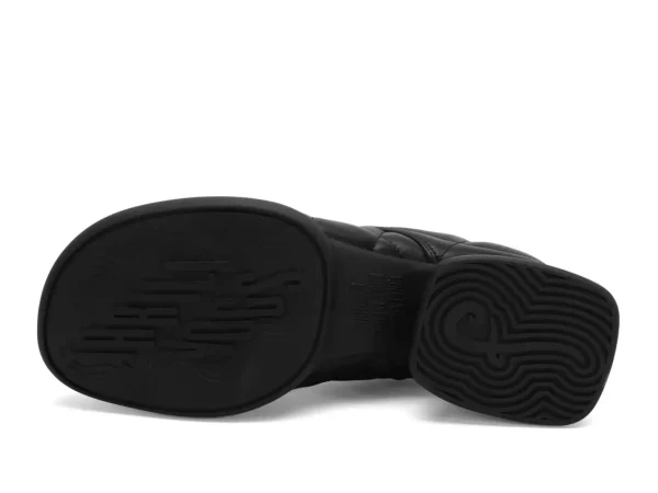 Women's^Fluevog Shoes Maika | Quilted Lace-Up Heel Black