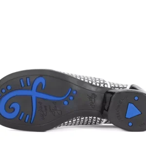 Women's^Fluevog Shoes Martha | Contrast Lace-Up Shoe Black/White Xo