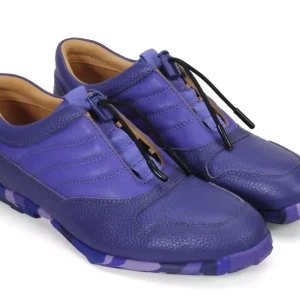 Men's^Fluevog Shoes Meridian | Slip-On Shoe With Plastic Toggle Purple