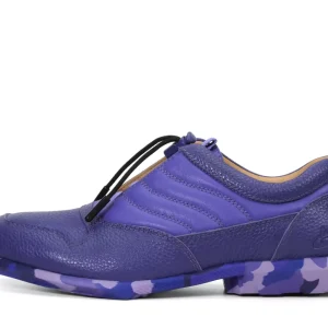 Men's^Fluevog Shoes Meridian | Slip-On Shoe With Plastic Toggle Purple