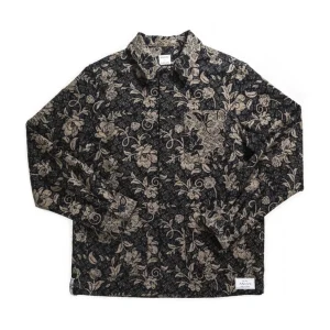 Women's^Fluevog Shoes Metchosin Coat | Fluevog X Anian Baroque Floral
