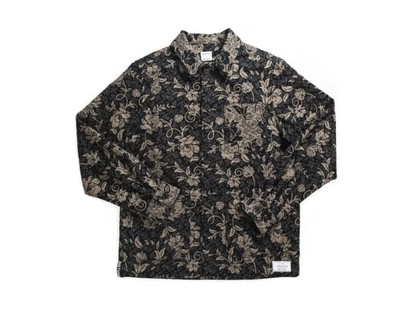 Women's^Fluevog Shoes Metchosin Coat | Fluevog X Anian Baroque Floral
