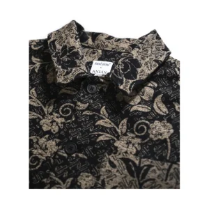 Women's^Fluevog Shoes Metchosin Coat | Fluevog X Anian Baroque Floral