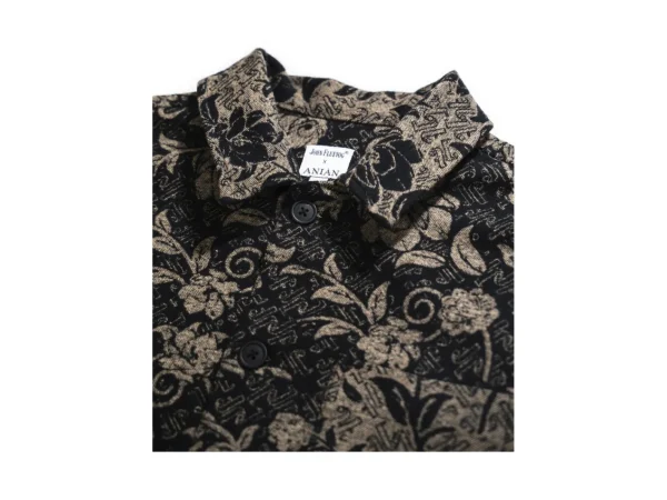 Women's^Fluevog Shoes Metchosin Coat | Fluevog X Anian Baroque Floral