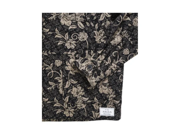 Women's^Fluevog Shoes Metchosin Coat | Fluevog X Anian Baroque Floral